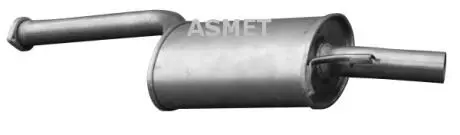 Передний глушитель, выпускная сист ASMET 01023