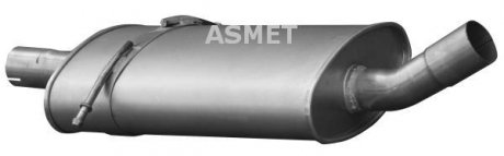 Глушитель системы выпуска (средний) ASMET 01061 (фото 1)