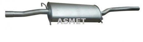 Глушитель системы выпуска (средний) ASMET 01078 (фото 1)