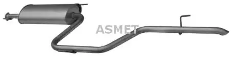 Глушитель выхлопных газов (конечный) ASMET 02036