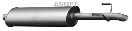 Задний. глушитель, выпускная сист. ASMET 02043