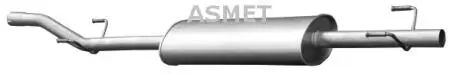 Центр. глушитель, выпускная сист. ASMET 02046