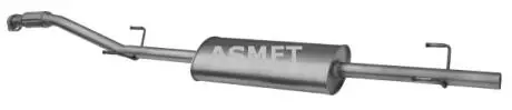 Центр. глушитель, выпускная сист. ASMET 02049