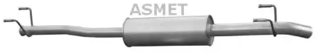 Задний. глушитель, выпускная сист. ASMET 02058