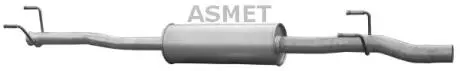 Задний. глушитель, выпускная сист. ASMET 02059