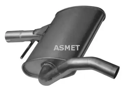 Глушитель системы выпуска (средний) ASMET 03037