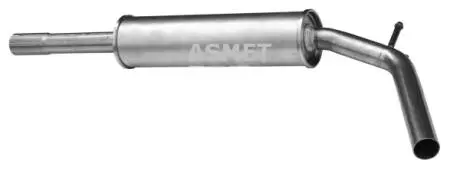 Центр. глушитель, выпускная сист. ASMET 03050