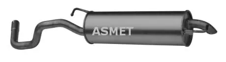 Задний. глушитель, выпускная сист. ASMET 03071