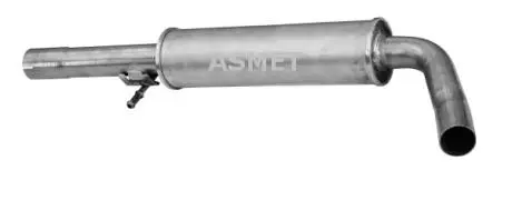 Глушитель системы выпуска (средний) ASMET 03076