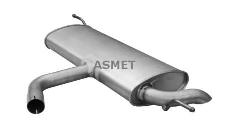 Глушник вихлопної системи задній VW TOURAN 1.6 02.03-05.10 ASMET 03118