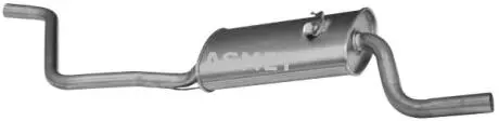 Глушитель выхлопных газов (конечный) ASMET 04056