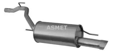 Задній. глушник,випускна сист. ASMET 04071