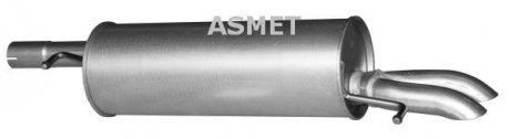 Глушитель выхлопных газов (конечный) ASMET 04076