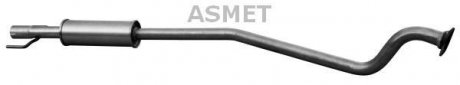 Глушник системи випуску (середній) ASMET 05141 (фото 1)