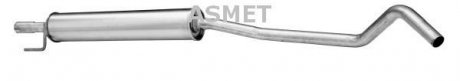 Передний глушитель, выпускная сист ASMET 05145