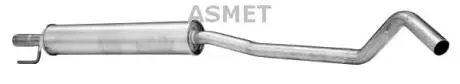 Глушитель системы выпуска (средний) ASMET 05153