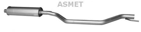 Передний глушитель, выпускная сист ASMET 05175