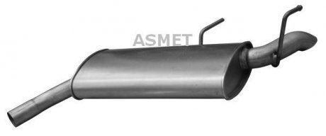 Задній. глушник,випускна сист. ASMET 05176 (фото 1)