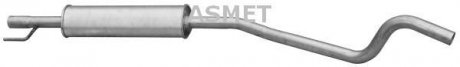Передний глушитель, выпускная сист ASMET 05179