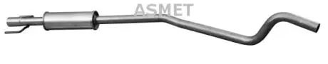Центр. глушитель, выпускная сист. ASMET 05200