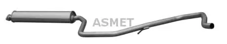 Центр. глушитель, выпускная сист. ASMET 05205