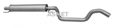 Глушник системи випуску середній ASMET 05233