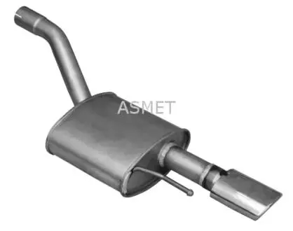 Глушник вихлопної системи задній OPEL ASTRA J 1.6 10.10-10.15 ASMET 05254