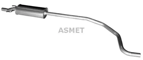 Центр. глушитель, выпускная сист. ASMET 05267