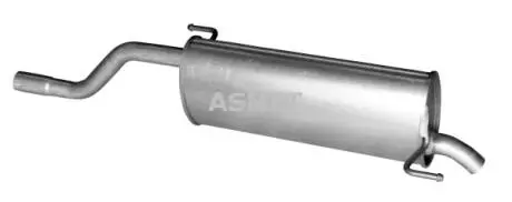 Глушник вихлопної системи задній OPEL CORSA D, CORSA D/HATCHBACK, CORSA E, CORSA E/HATCHBACK 1.2/1.2LPG 07.06- ASMET 05270