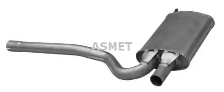 Центр. глушитель, выпускная сист. ASMET 06010