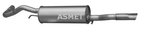 Задний. глушитель, выпускная сист. ASMET 06011