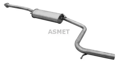 Передний глушитель, выпускная сист ASMET 07091