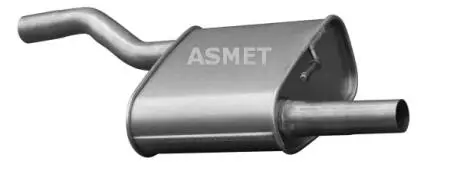 Задний. глушитель, выпускная сист. ASMET 07135