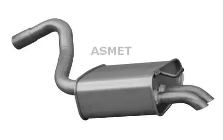 Задний. глушитель, выпускная сист. ASMET 07185