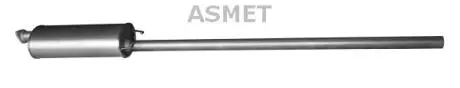 Центр. глушитель, выпускная сист. ASMET 07188