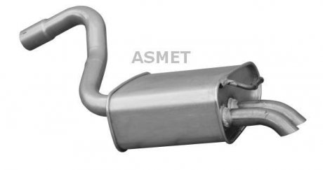 Глушитель выхлопных газов (конечный) ASMET 07204 (фото 1)