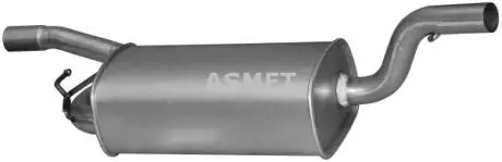 Центр. глушитель, выпускная сист. ASMET 07245