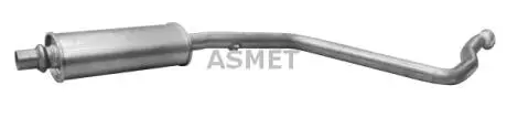 Глушник системи випуску (середній) ASMET 08021