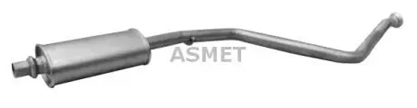 Передний глушитель, выпускная сист ASMET 08024