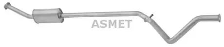 Глушник системи випуску (середній) ASMET 08053