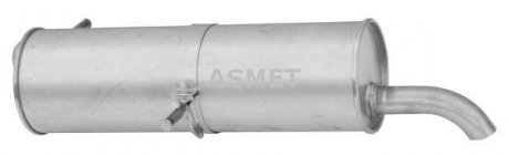 Глушник вихлопних газів (кінцевий) ASMET 08074