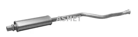 Передний глушитель, выпускная сист ASMET 09026