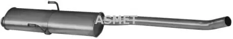 Центр. глушитель, выпускная сист. ASMET 09066