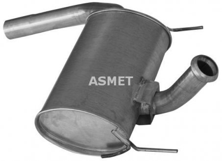 Передний глушитель, выпускная сист ASMET 10039 (фото 1)
