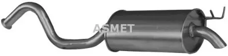 Задний. глушитель, выпускная сист. ASMET 10040
