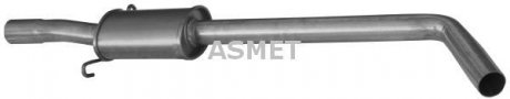 Передний глушитель, выпускная сист ASMET 10049 (фото 1)