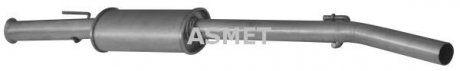Глушитель системы выпуска (средний) ASMET 10074 (фото 1)