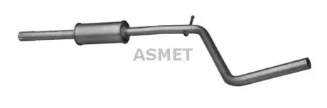 Глушитель системы выпуска, передний ASMET 10115