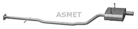 Задній. глушник,випускна сист. ASMET 12019 (фото 1)