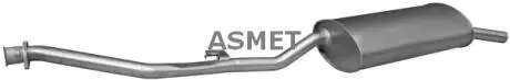 Задний. глушитель, выпускная сист. ASMET 12021